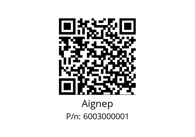   Aignep 6003000001