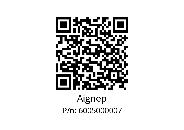   Aignep 6005000007