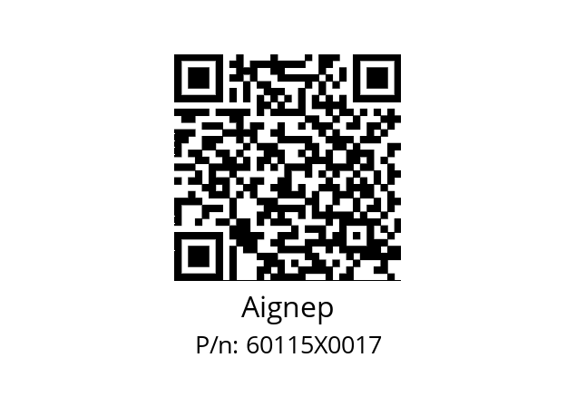   Aignep 60115X0017