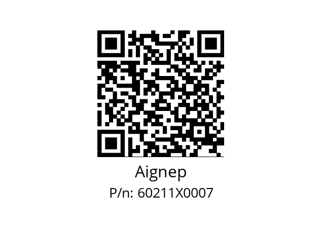   Aignep 60211X0007