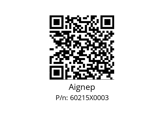   Aignep 60215X0003