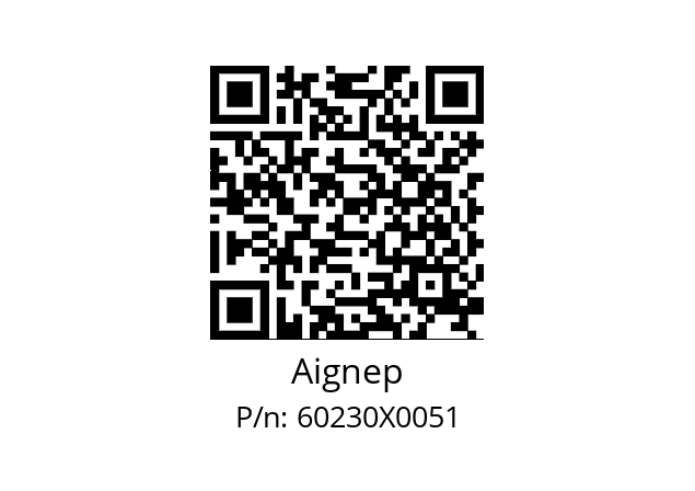   Aignep 60230X0051