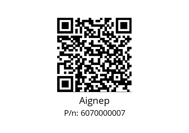   Aignep 6070000007