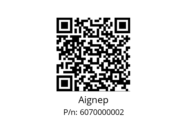   Aignep 6070000002