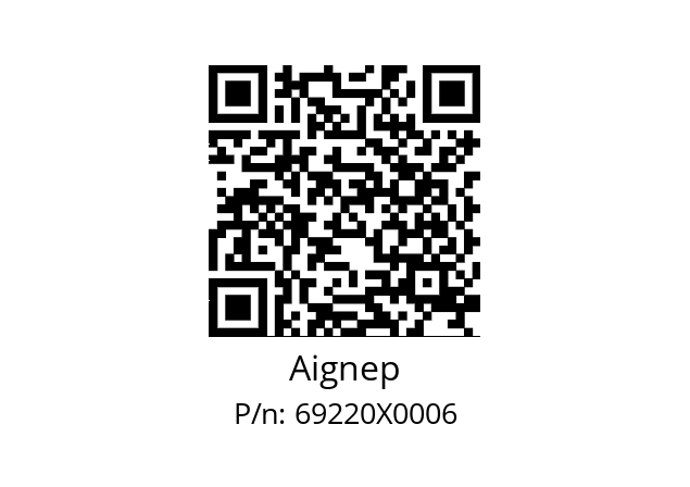   Aignep 69220X0006