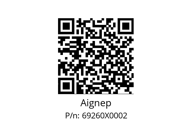   Aignep 69260X0002