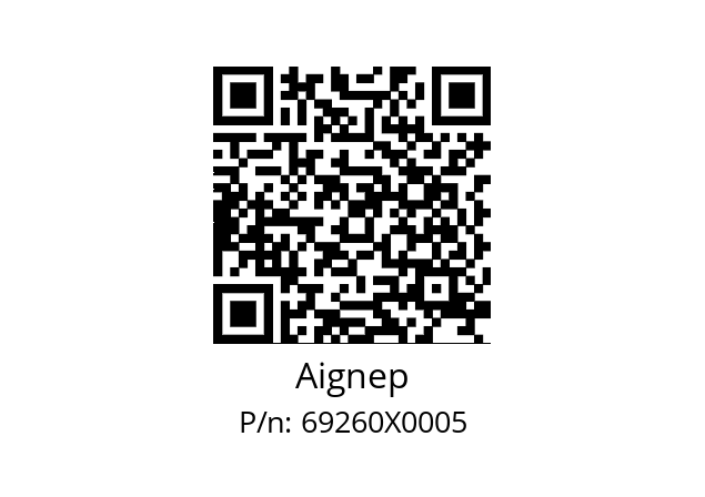   Aignep 69260X0005