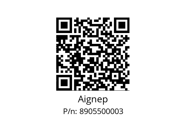   Aignep 8905500003