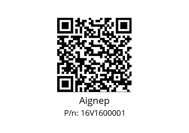   Aignep 16V1600001