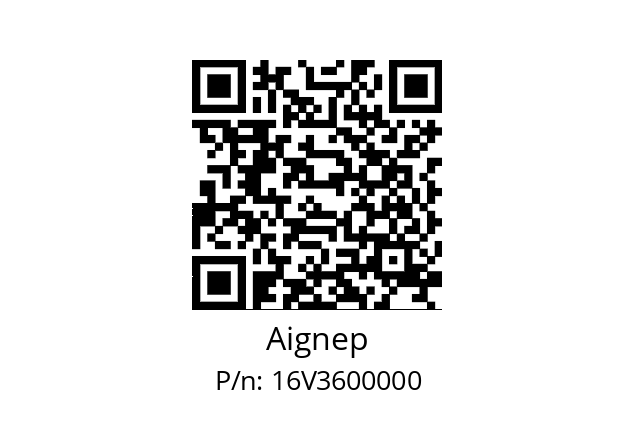   Aignep 16V3600000