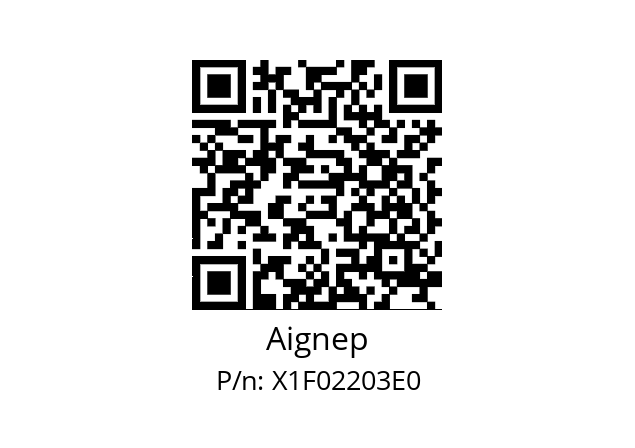   Aignep X1F02203E0