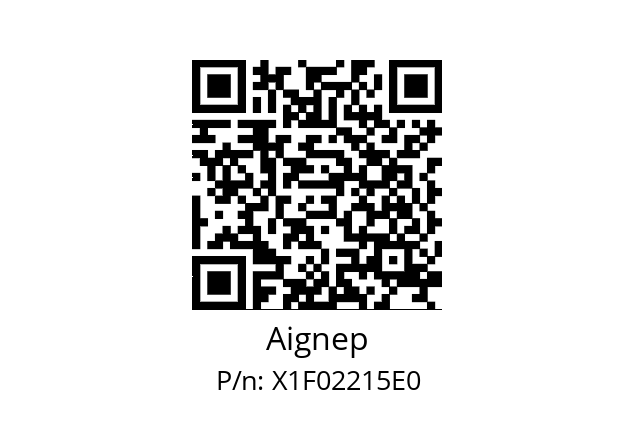   Aignep X1F02215E0