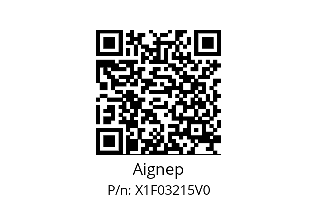   Aignep X1F03215V0