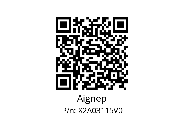   Aignep X2A03115V0