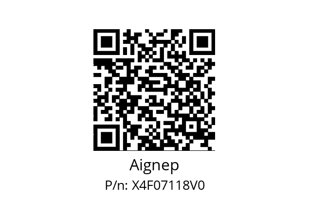   Aignep X4F07118V0