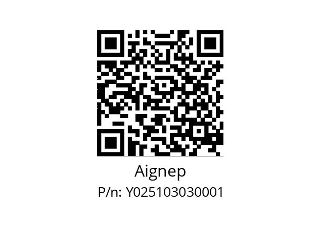   Aignep Y025103030001