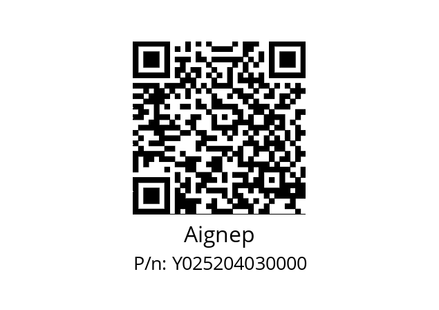   Aignep Y025204030000