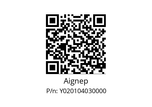   Aignep Y020104030000