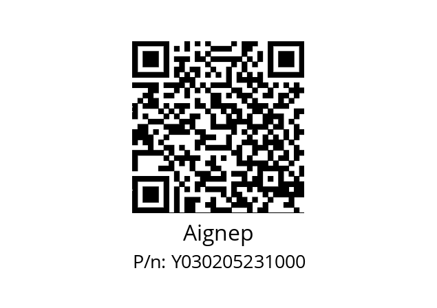   Aignep Y030205231000