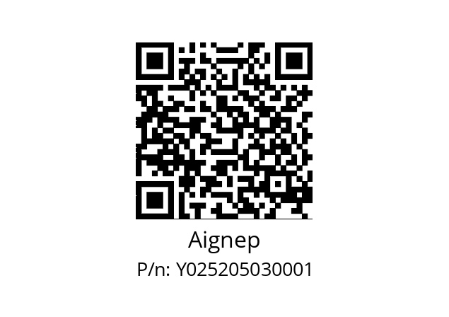   Aignep Y025205030001