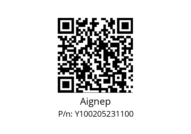   Aignep Y100205231100