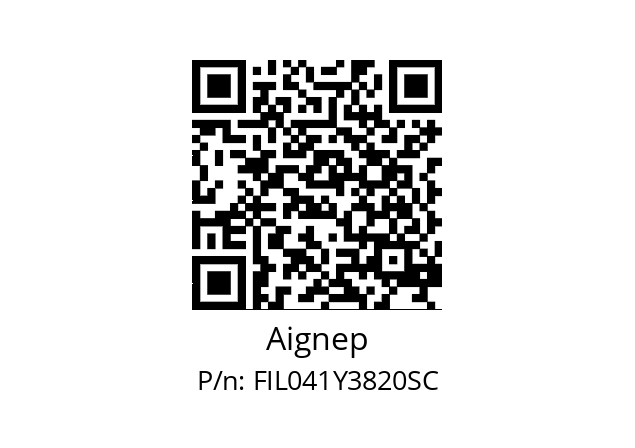   Aignep FIL041Y3820SC