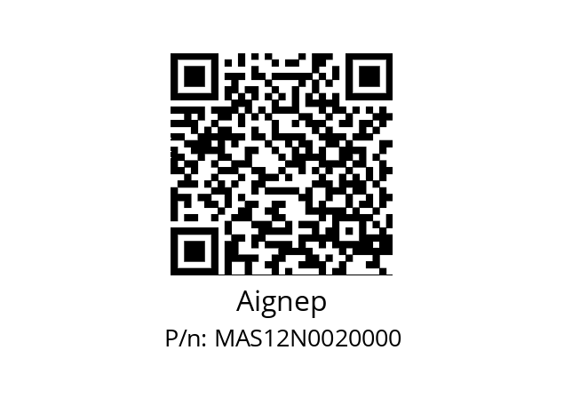   Aignep MAS12N0020000