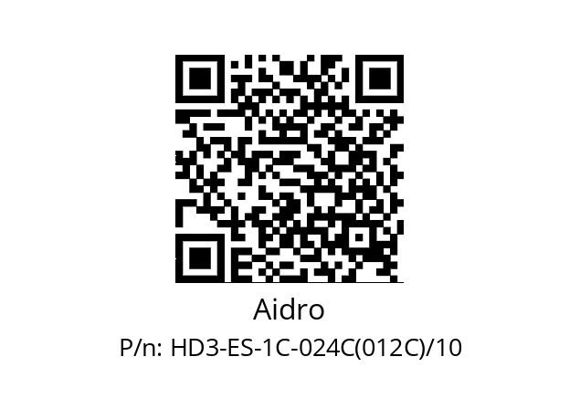   Aidro HD3-ES-1C-024C(012C)/10