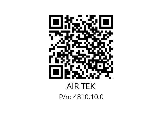   AIR TEK 4810.10.0