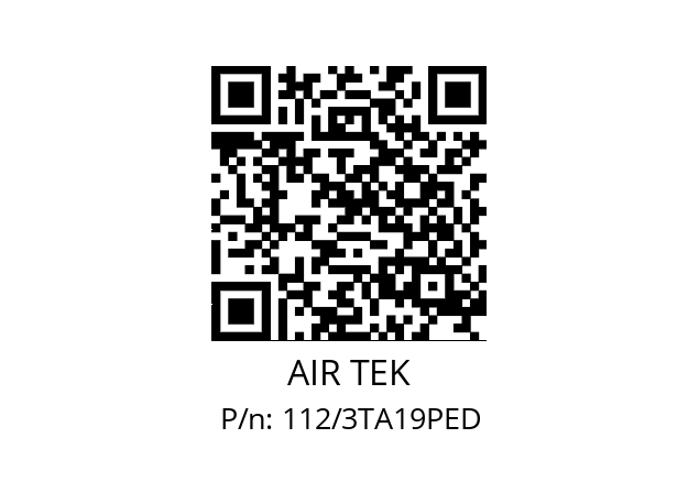   AIR TEK 112/3TA19PED