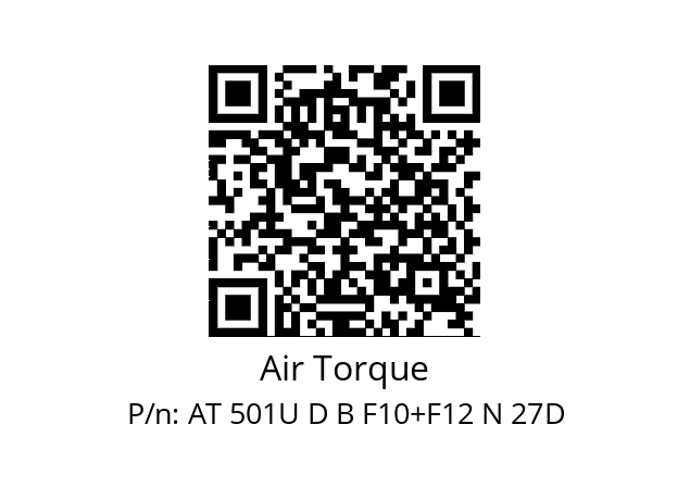   Air Torque AT 501U D B F10+F12 N 27D