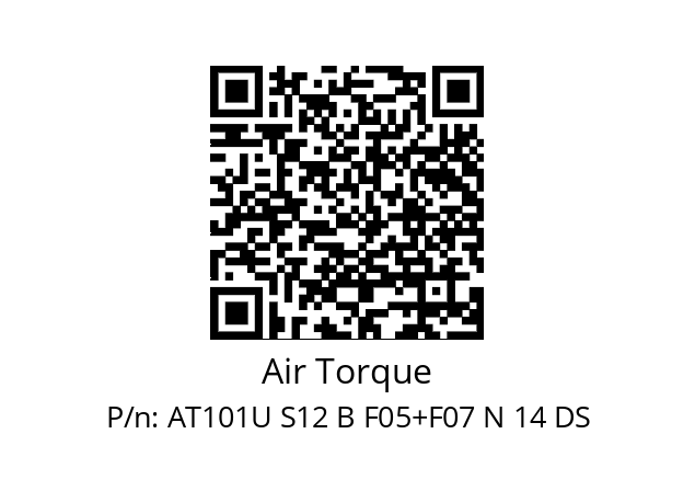   Air Torque AT101U S12 B F05+F07 N 14 DS