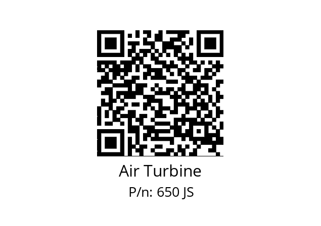   Air Turbine 650 JS