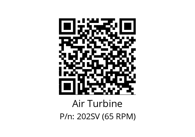   Air Turbine 202SV (65 RPM)