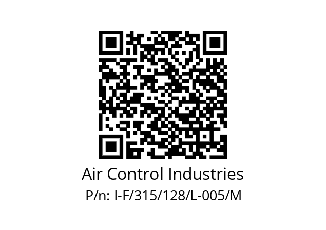   Air Control Industries I-F/315/128/L-005/M