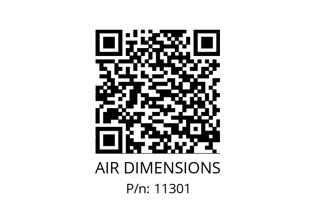   AIR DIMENSIONS 11301