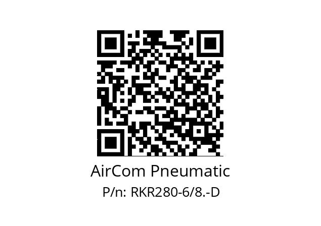   AirCom Pneumatic RKR280-6/8.-D