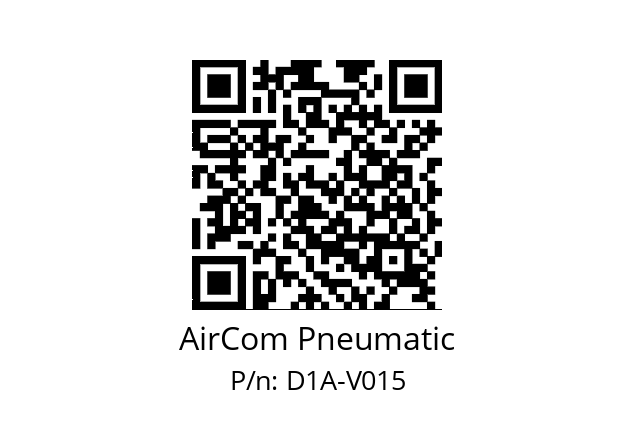   AirCom Pneumatic D1A-V015