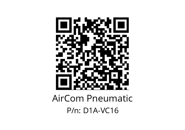   AirCom Pneumatic D1A-VC16