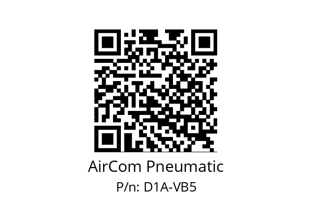   AirCom Pneumatic D1A-VB5