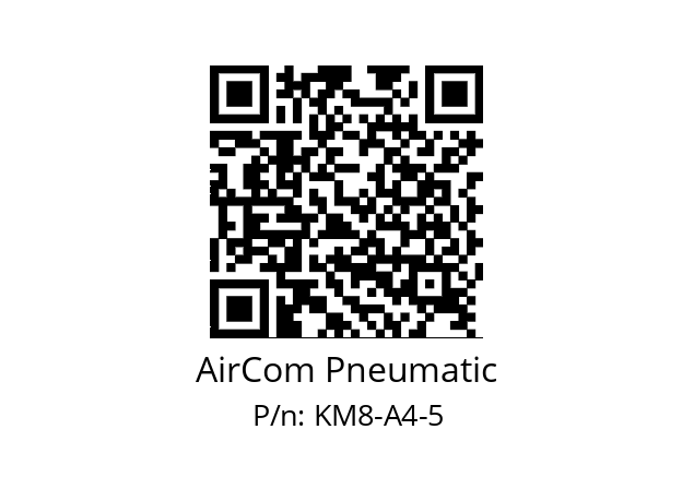   AirCom Pneumatic KM8-A4-5