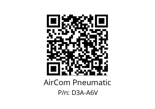   AirCom Pneumatic D3A-A6V