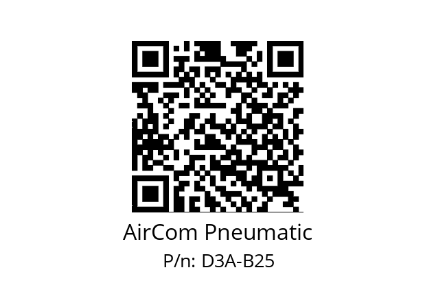   AirCom Pneumatic D3A-B25