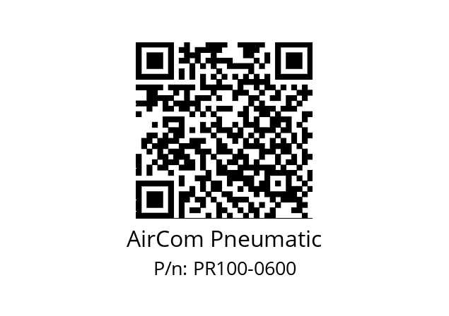   AirCom Pneumatic PR100-0600