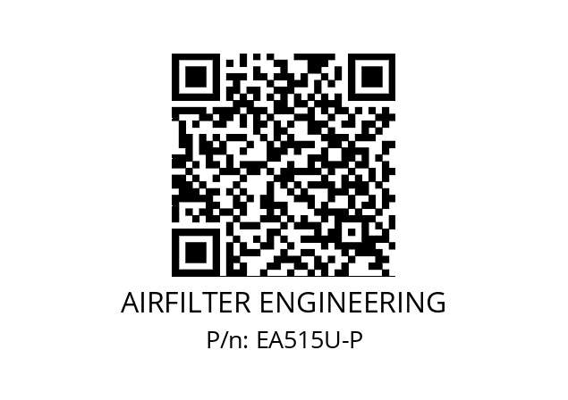   AIRFILTER ENGINEERING EA515U-P