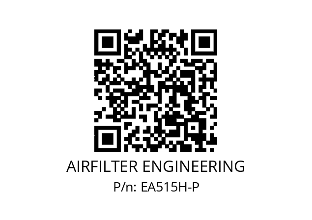   AIRFILTER ENGINEERING EA515H-P