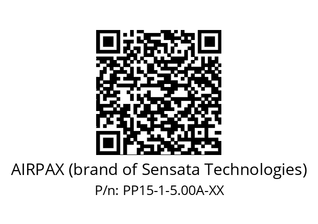   AIRPAX (brand of Sensata Technologies) PP15-1-5.00A-XX