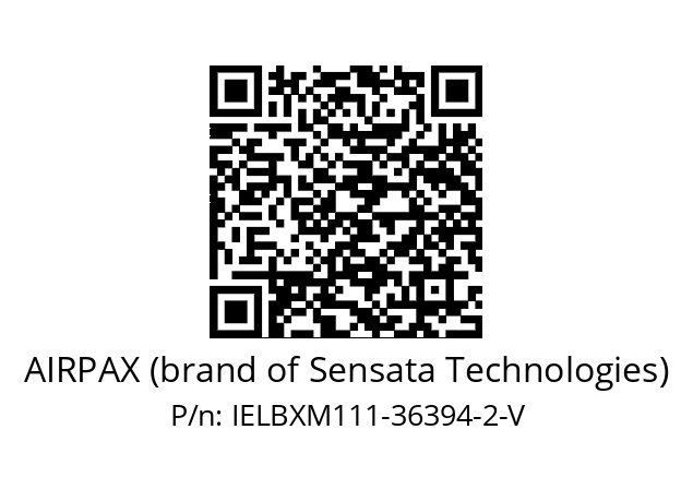   AIRPAX (brand of Sensata Technologies) IELBXM111-36394-2-V