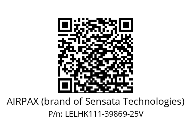   AIRPAX (brand of Sensata Technologies) LELHK111-39869-25V