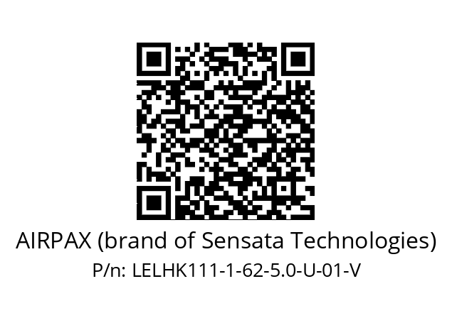   AIRPAX (brand of Sensata Technologies) LELHK111-1-62-5.0-U-01-V